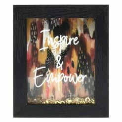 Best reviews of 😉 Unbranded Sequin Shakable Inspire Empower Framed Table Decor 🎁