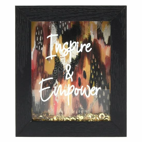 Best reviews of 😉 Unbranded Sequin Shakable Inspire Empower Framed Table Decor 🎁