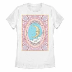 Best Sale 😍 Unbranded Juniors' Tarot Moon Playing Card Tee Red 😀