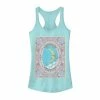 Budget 🎉 Unbranded Juniors' Tarot Moon Playing Card Tank Top Indigo ✔️