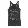 Hot Sale 😉 Unbranded Juniors' Moon Child Galactic Text Tank Top Black Heather 🎁