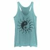 Flash Sale 🔔 Unbranded Juniors' Sun Moon Yang Galactic Tank Top Tahiti Blue 🔔