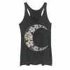 Deals 👏 Unbranded Juniors' Fifth Sun Floral Moon Galactic Tank Royal Heather 🔔