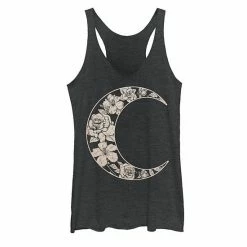 Deals 👏 Unbranded Juniors' Fifth Sun Floral Moon Galactic Tank Royal Heather 🔔