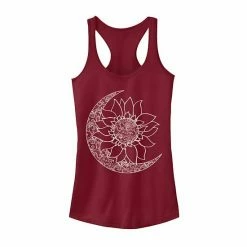 Brand new ❤️ Unbranded Juniors' Moon & Sun Inside Sunflower Graphic Tank Black 😍