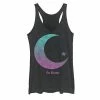 Cheapest ✨ Unbranded Juniors' La Luna Moon & Star Gradient Graphic Tank Navy Heather 😍